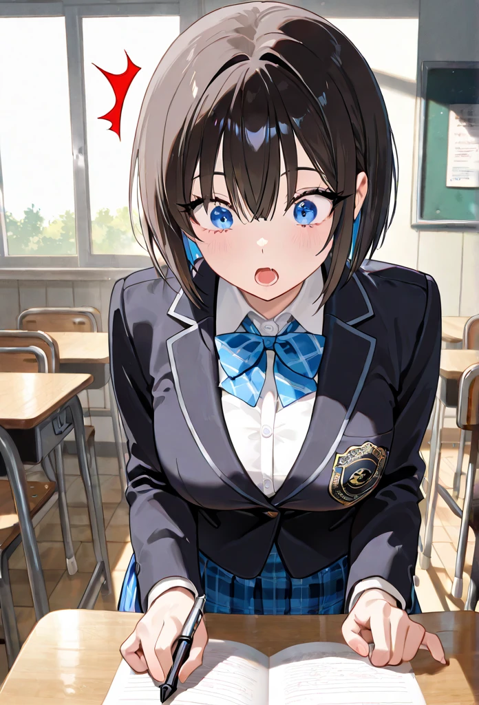 handjob,Sit in a black chair,side view,uniform,shirt,Checked tie,Checked Skirt,Navy Socks,first round,(1girl,Beautiful 14 year old girl),((Slender,,low length,Small breasts,Thin legs,Small Ass,Baby Face,Small face)),lick,open mouth,tongue out,cum on tongue,front face,from front,looking at viewer, looking ahead,from above,cowboy shot,Black Hair,two side up,Gray Eyes,Drooping eyes,slit pupils,narrow eyes.middle School girls,Beautiful and detailed anime art,Mischievous smile,Sexy vibe,Dimly lit room,Simple Background,Gray background,Low lighting
