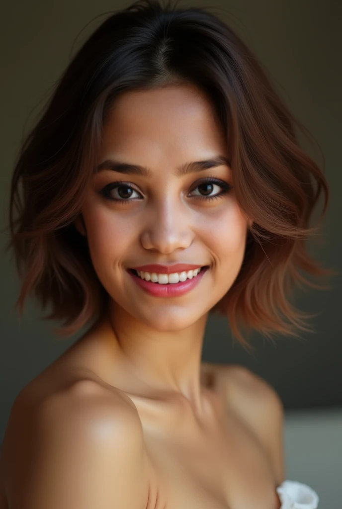 (D850 35mm), Portrait photo of a Caucasian man with (pelo corto: 1.1), El personaje debe tener una textura de piel detallada, manos bien definidas y ojos color avellana que reflejen realismo. Your face should show symmetry in your physical features, y sonrisa seductora, peinado casual, detailed nails, dientes hermosos, extremadamente detallados. Con una chaqueta de cuero, tatuajes, detallado, foto RAW, 8k uhd, DSLR, alta calidad, film stock photograph 4 kodak portra 400 camera f1.6 Lens Rich Colors Hyperrealistic Realistic Texture Dramatic Lighting Cinestill 800, (foco nítido: 1.1)