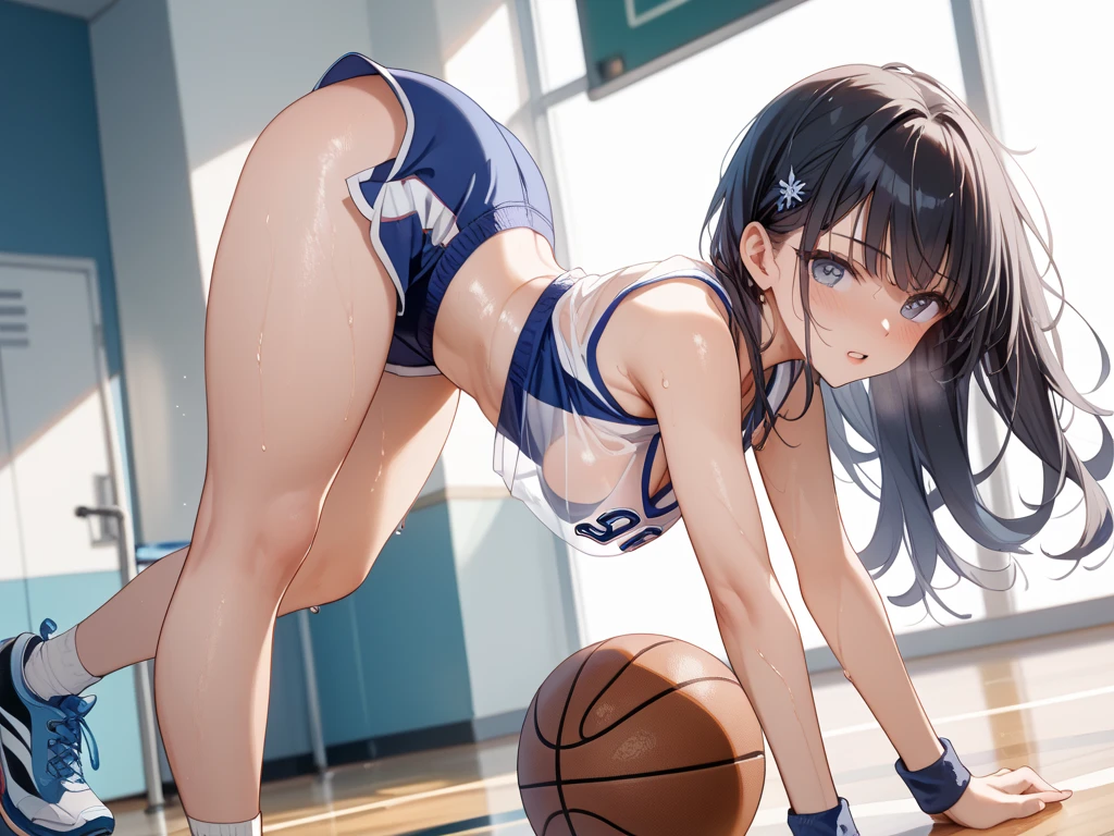 pieces fly、masterpiece、highest quality、Super detailed、High resolution、High resolution、8K portrait、Unity 8k壁紙のHigh resolutionCG、unity 8k wallpaper、cute type little:1.5、:1.5、Highly detailed CG unity 8k wallpaper、realistic、real person、cute type little、 portrait photography、shiny skin、High resolution、(16 years old:1.2)、(1 girl)、beautiful clear eyes、very detailed explanation、delicate face、nice lips、slender body、Same with big breasts thin waist、thin legs、(volleyball court gymnasium:1.6)、1 girl, cute type, perfect face, seriously, (blush:1.5),((There are a lot of people nearby:1.4))Same with big breasts,((nude:1.2)),(((I have nipples)))、nude、Detailed description vagina,show vagina,(spread legs),spread ,((cum in vaginas:1.4))、(think back:1.5)、(close up cat:1.4)