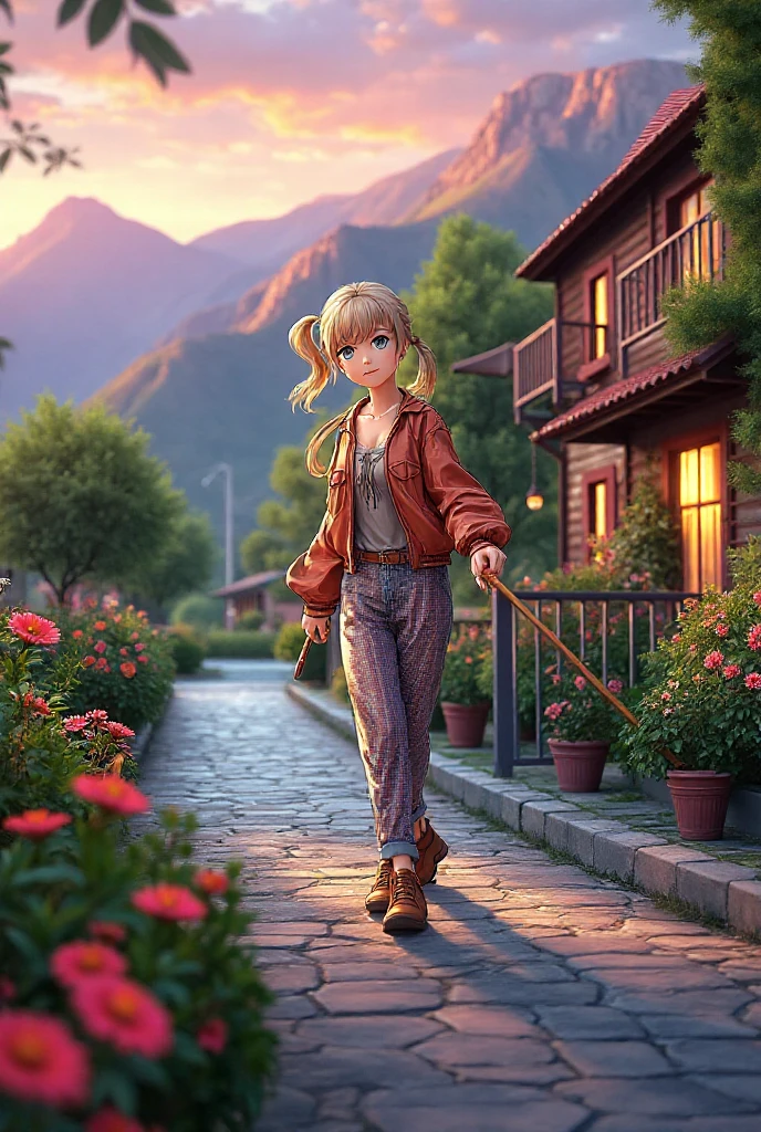 (masterpiece, top quality: 1.2), super detailed, cinematic lighting, HDR, girl playing with monsters, slim full body, cute, smile, 15 years old,