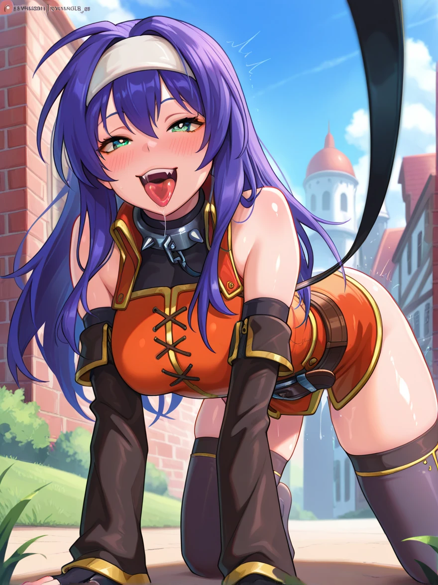 muste piece, best quality, anime images, anime style etc., walnut \(genshin impact\), view from above, The limit of patience,1 girl, ticker,Fit Figure, blush, colorful pastel fantasy,y pose,super detailed background,high quality scenery,embarrassing,(hold back your pee)blushing face,Drops scaing,(Water droplets gushing out from below the thighs),sweaty,(A pose in which the crotch is pushed forward while squatting),(Water gushing out towards the front),(close your eyes),Drool dripping from the side of the mouth,Black hat with camellia decoration,(ganyu cosplay),((Black full-length tights)),bare shoulders,((black tights that cover the chest)),Blue arm cover,black hair,walnutの髪型,2 hair antennae,LoRa(Ganyu's blue costume reference),(((Insert the into your))),insertehe vagina,Drool,swick insertion,Sticks thatered the vagina,Pussy visible,(sex)