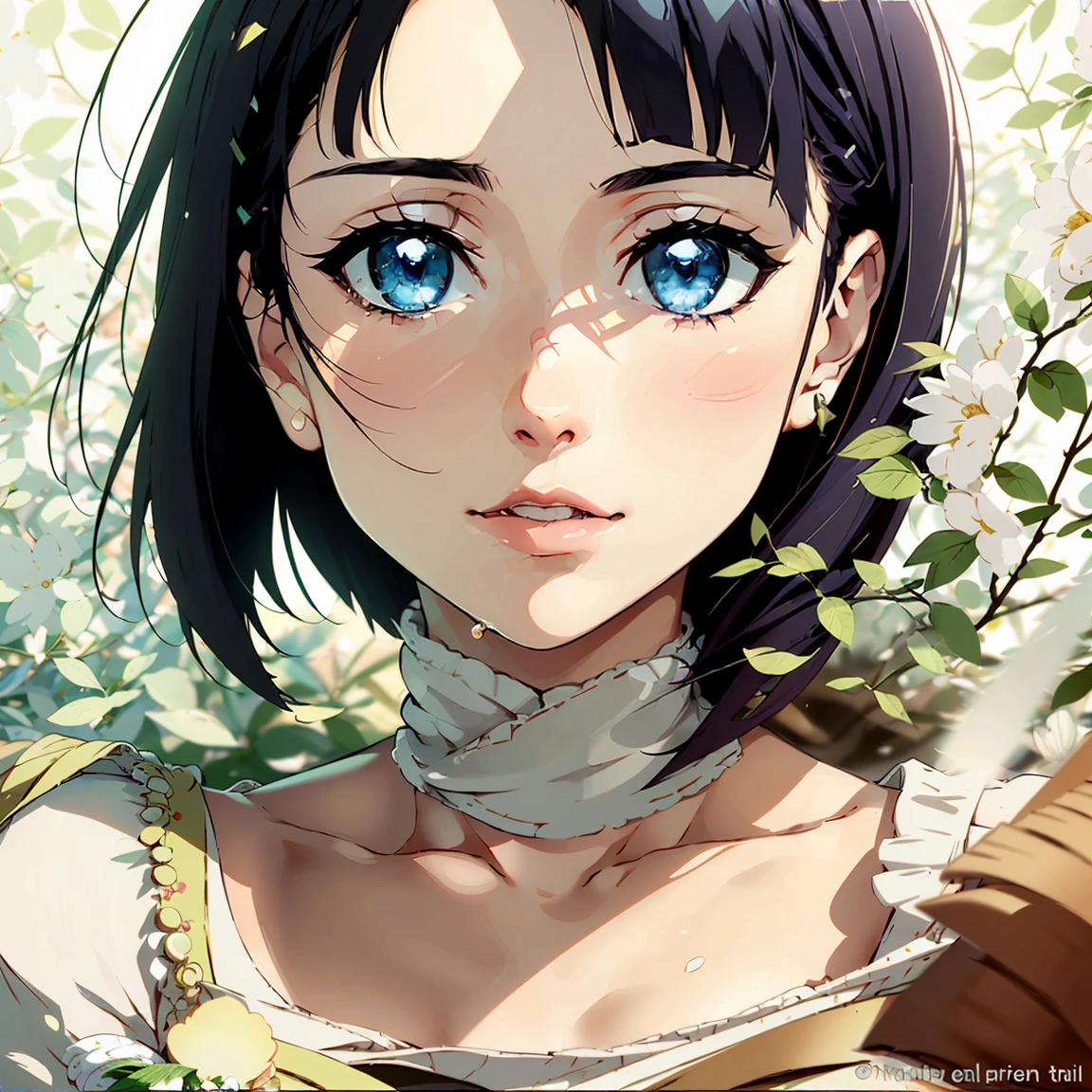 Delicate and delicate的女孩肖像,Natural Gentle Expressions,Soft Beautiful Five Vanguards,Deeply Moving Eyes,Gentle Lively Manifest,Delicate and delicate,4k高清,Ultra-high resolution,Highest Quality,Professional Artwork,Realistic Delicate,Lively,Naturally,Warm Gentle Natural Light,Fresh Soft Tones,Elegant Charming Oil Texture