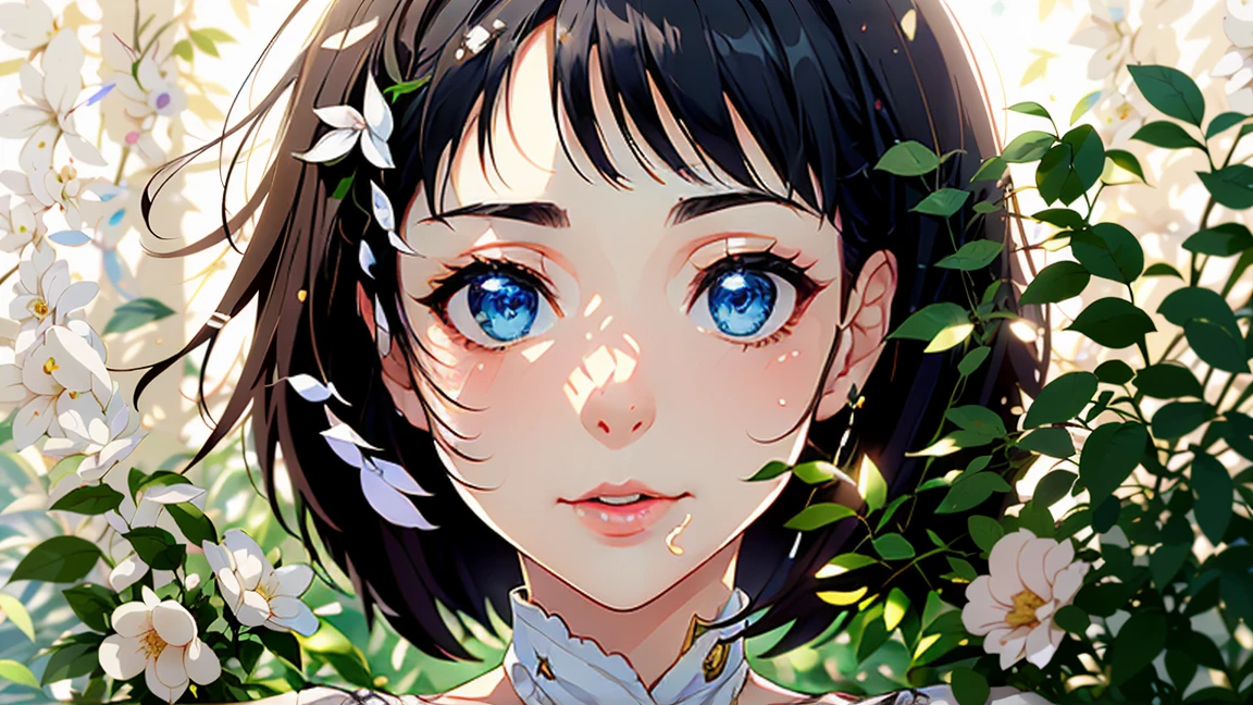 Delicate and delicate的女孩肖像,Natural Gentle Expressions,Soft Beautiful Five Vanguards,Deeply Moving Eyes,Gentle Lively Manifest,Delicate and delicate,4k高清,Ultra-high resolution,Highest Quality,Professional Artwork,Realistic Delicate,Lively,Naturally,Warm Gentle Natural Light,Fresh Soft Tones,Elegant Charming Oil Texture