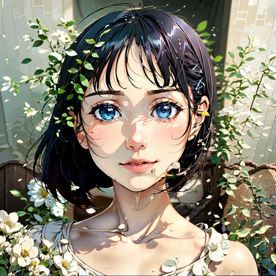Delicate and delicate的女孩肖像,Natural Gentle Expressions,Soft Beautiful Five Vanguards,Deeply Moving Eyes,Gentle Lively Manifest,Delicate and delicate,4k高清,Ultra-high resolution,Highest Quality,Professional Artwork,Realistic Delicate,Lively,Naturally,Warm Gentle Natural Light,Fresh Soft Tones,Elegant Charming Oil Texture