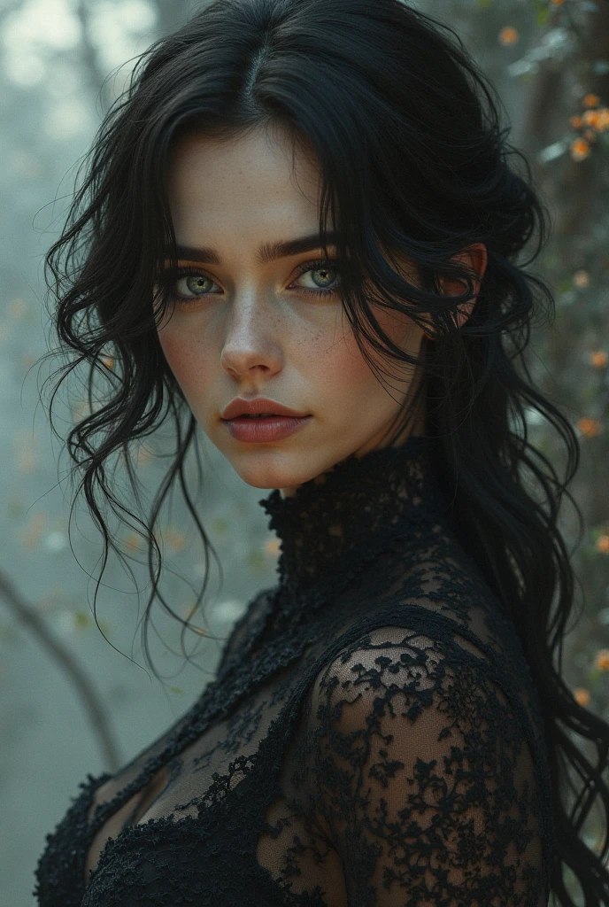 (((ultra realistic))) Photo, masterpiece, top quality, (pale skin), (Ultra detailed face and eyes:1.3), 1 girl, a horror portrait of a beautiful sorceress, extremely detailed eyes and face, long eyelashes, detailed makeup, elaborate sensual bodycon dress, dark mysterious flowing dress, dark magical energy emanating from her hands, dramatic lighting, dark moody colors, (best quality,8k,highres,masterpiece:1.2),cinematic lighting, dark fantasy, dark magic, dramatic atmosphere, sensually gothic, dark surreal purple to red color palette