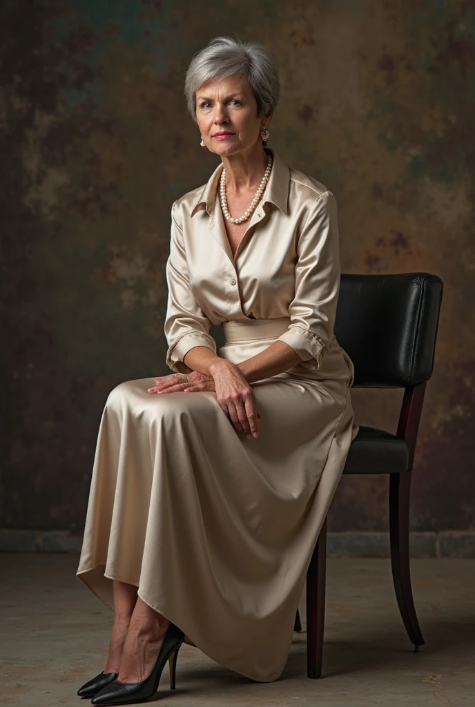 redheaded publicity photo for art magazine. woman aged approximately 30 years old, discreetly fat (body mass index equal to 40). sitting on an elegant chair. Shoulder length hair. Wearing elegant clothes. inside a stylish modern apartment, well lit by daylight and stylish. full body photo. high heel shoes. Business woman. 8k, RAW photo, best quality, masterpiece, realistic, photorealistic. waist-length shot, maximum definition, hyper realistic, high lights and shadows, 8k HD skin texture, hyper detailed, realistic skin texture, high resolution. Foto RAW, uma foto retrato de Chavesdooito, 55 anos, prison clothes, in a prison, (pele altamente detalhada: 1.2), 8k uhd, dslr, soft-lighting, alta qualidade, ultrarrealista, grain of film, Fujifilm XT3 INFO