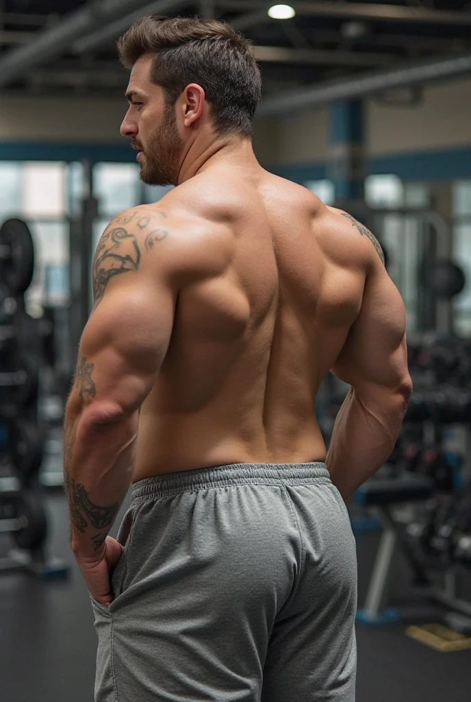 (at club locker room:1.2), 40's, Japanese man, Chinese man, Korean man, Taiwanese man, manly face, fat face, (round face:1.4), (monolid eyes:1.2), (buzz cut:1.4), very large and strong body, bulky body, beefy muscles, (bulging muscles:1.4), (very large pectoral muscles:1.4), (muscular arms:1.4), muscular abs, muscular legs, muscular back, brightens oily skin, master piece, (realistic:1.4), panorama, distant view