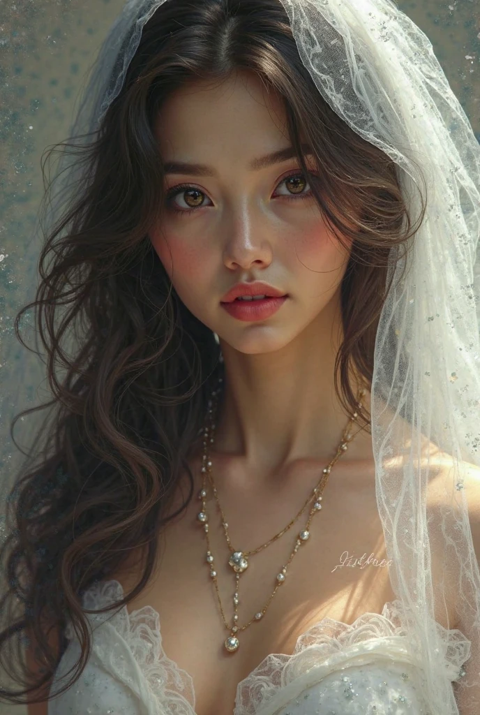 (tmasterpiece:1.3),(big breasts beautiful,astounding:1.2),(best qualtiy:1.3),(ultra - detailed:1.2),2girls,full bodyesbian,Wearing a white wedding dress,Only cleavage leaks,(Super detail skin:1.2),(glistning skin:1.1),(perfect anatomia,Extremely refined and beautiful:1.2),silber hair,long whitr hair,eBlue eyes,(beatiful detailed eyes:1.2),Looking_at_peeping at the viewer,ssmile,with her mouth open,stylish posing,hiddenhands,Sacred costumes,liveroom