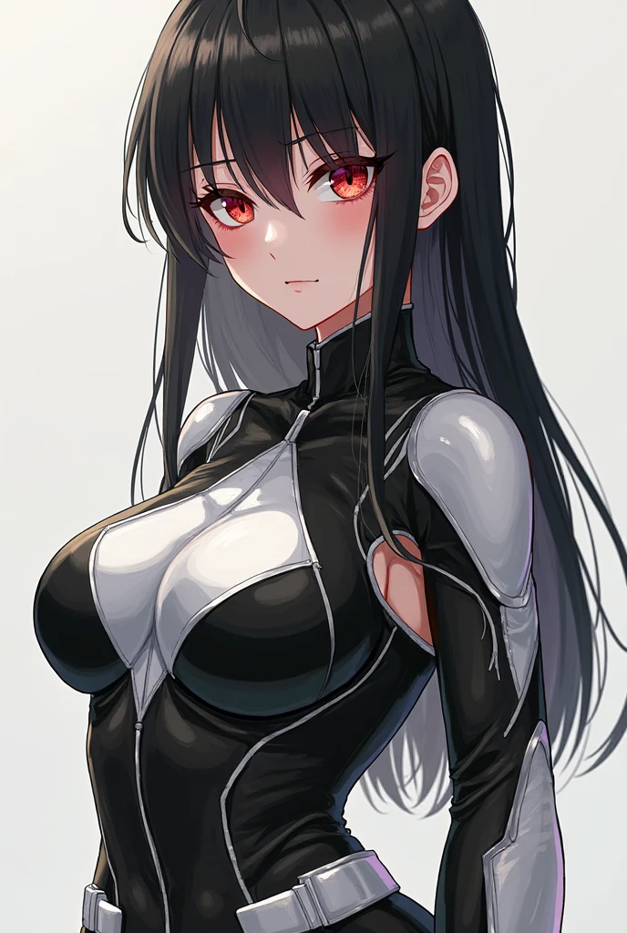 1girll,Solo,Zero, Slender, big breasts beautiful, Young, Little woman, Coveralls,tightsuit, White crop top,navel,cleavage,Large breasts