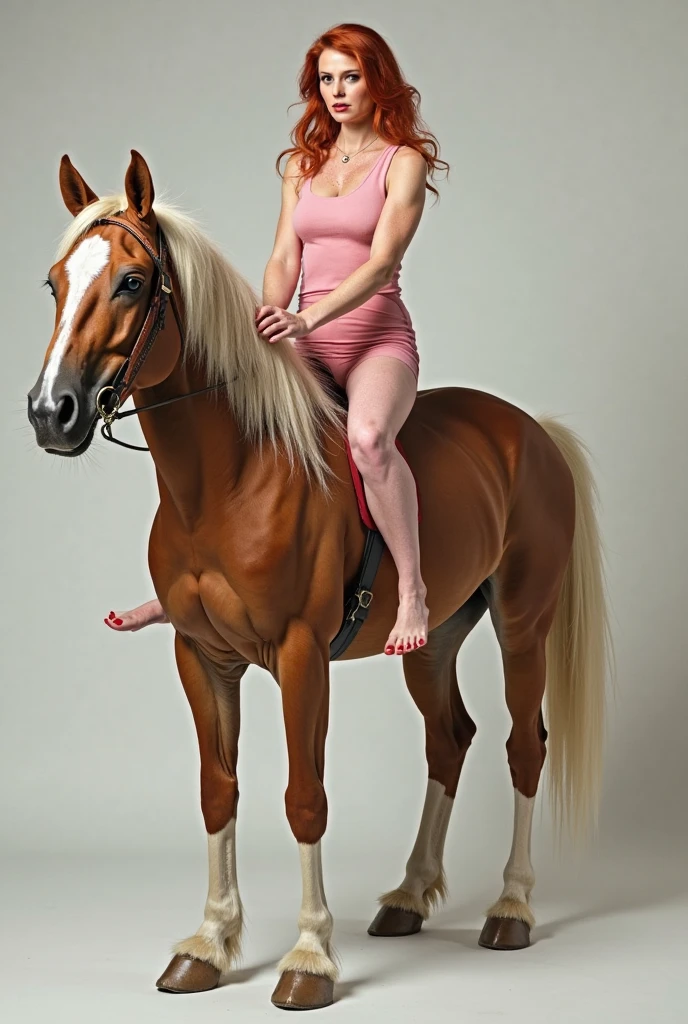1Centaur Girl，Slender horse body