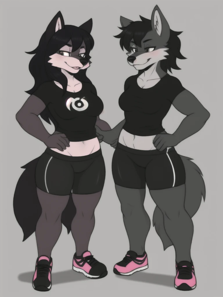 by zackary911, hioshiru, zackary911, wolf, femboy, very tiny waist, buldge, huge buldge