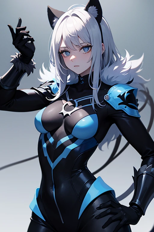 ghost, Gwen is wearing white, organic looking clothes, The forehead is sticky, white symbiote, white eyes, Art, PS5 screenshots,Highly detailed rendering, Ultra-realistic ray tracing, With light