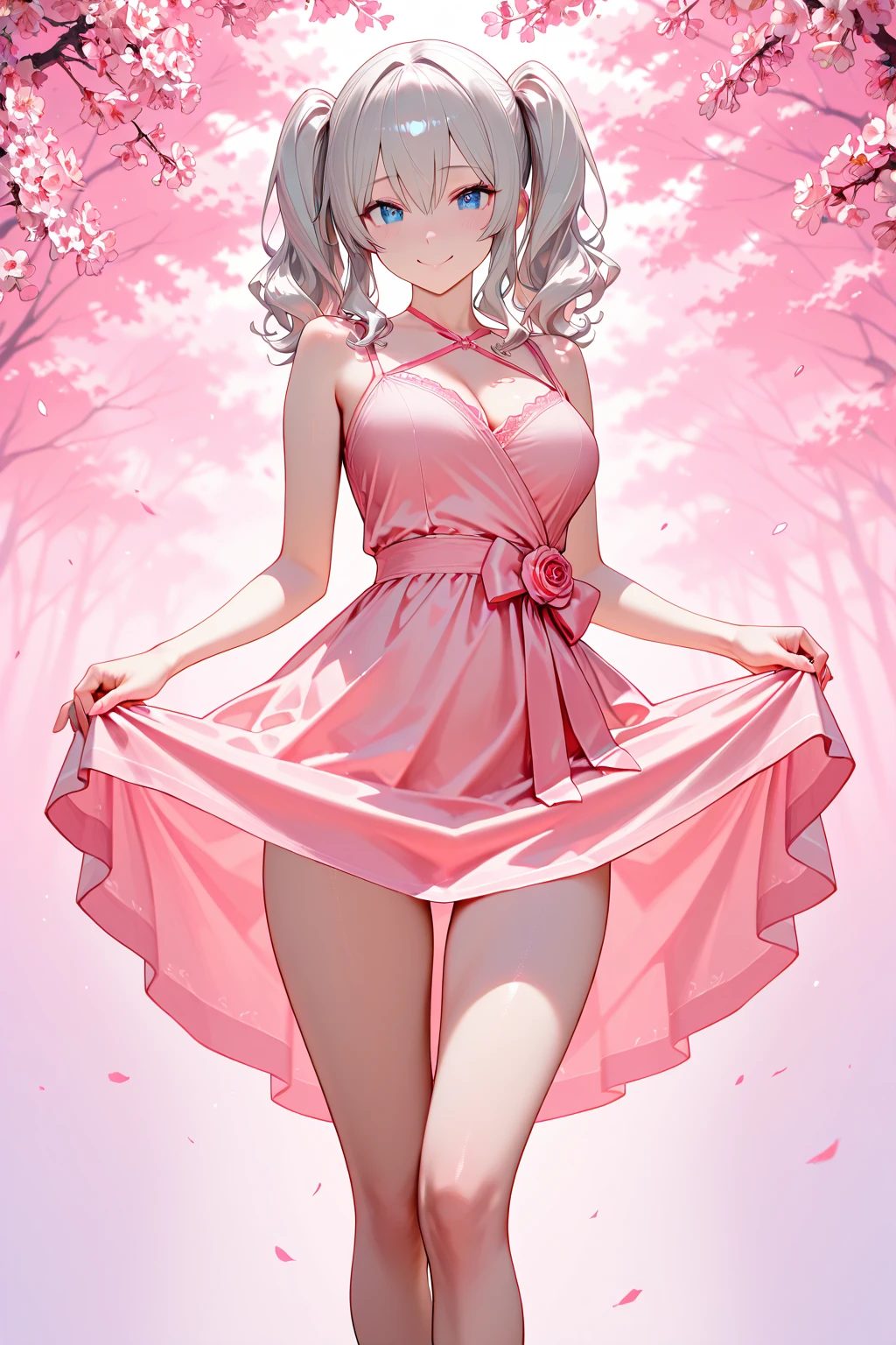 Barbie, ((full body Esbian)), Blue eyes, Smiling face, Loose hair blowing in the wind, Hip Hop Artist Poses, Hip Hop Style Dresses, Wear with a pink T-shirt, ((Hand Modern Microphone)), He wears a pink bow on his arm, Fashion, Extremely high quality, high details, 8K, 64k uhd, clean back ground, In the studio, ((Full body shot)),