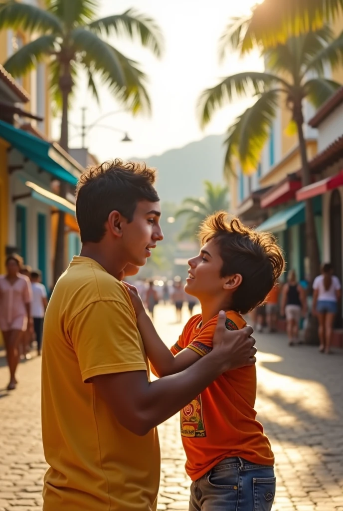 A Cuban boy meets a Cuban girl and declares his love for her