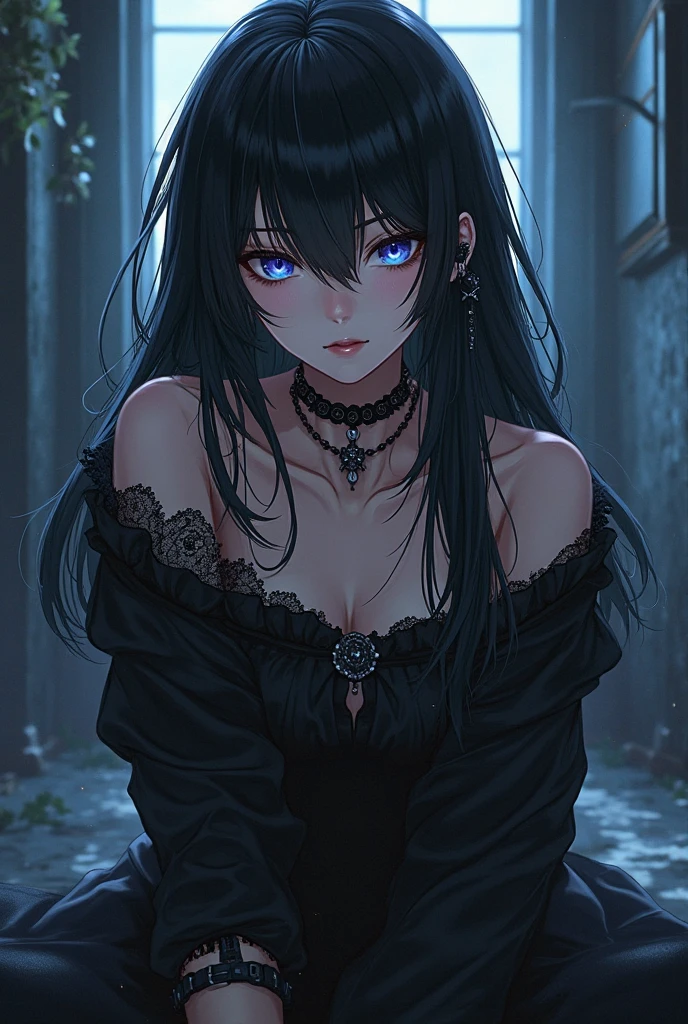 Gothic anime girl 
