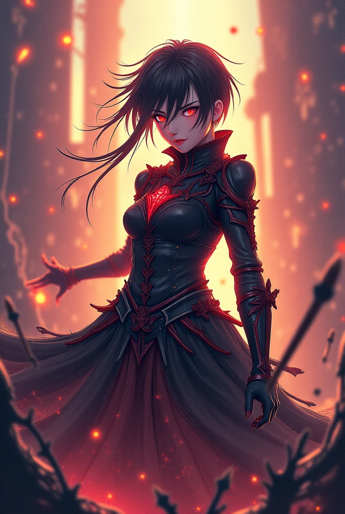 girl with short black hair, jumping, blue eyes, Tomboy, standing (solo:1.5) <lora:Tomboy:0.6> <lora:add_detail:0.6>
<lora:BloodMagic-20:1>, bloodmagic, magical energy fantasy, mana, excessive energy, blood splatter, blood puddles