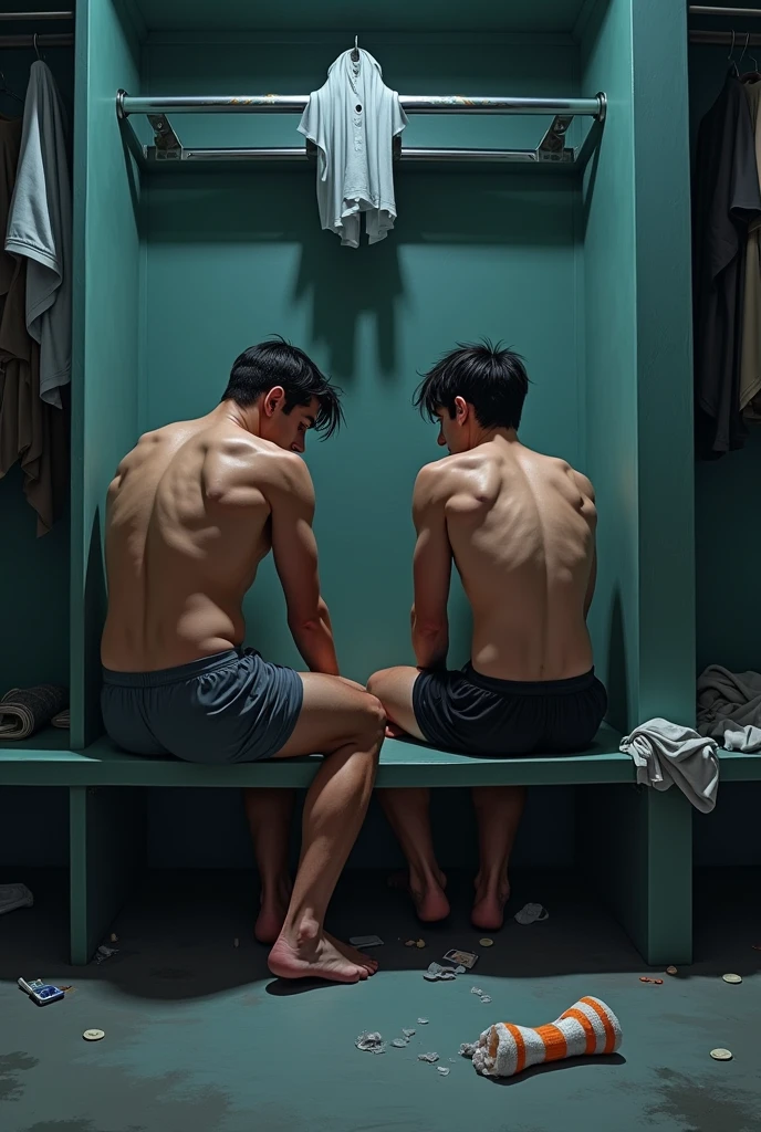 Two men lying in bed,holding mobile phone in hand, guweiz style artwork, Gold Mountain and Rose Tran, Ross Chen (Ross Tran) and Bayard Wu (Bayard Wu), Two handsome anime guys, Loish and Rose Tran, ross tran and ilya kuvshinov, Akihiko Inoue and Ross Tran, Player aesthetics