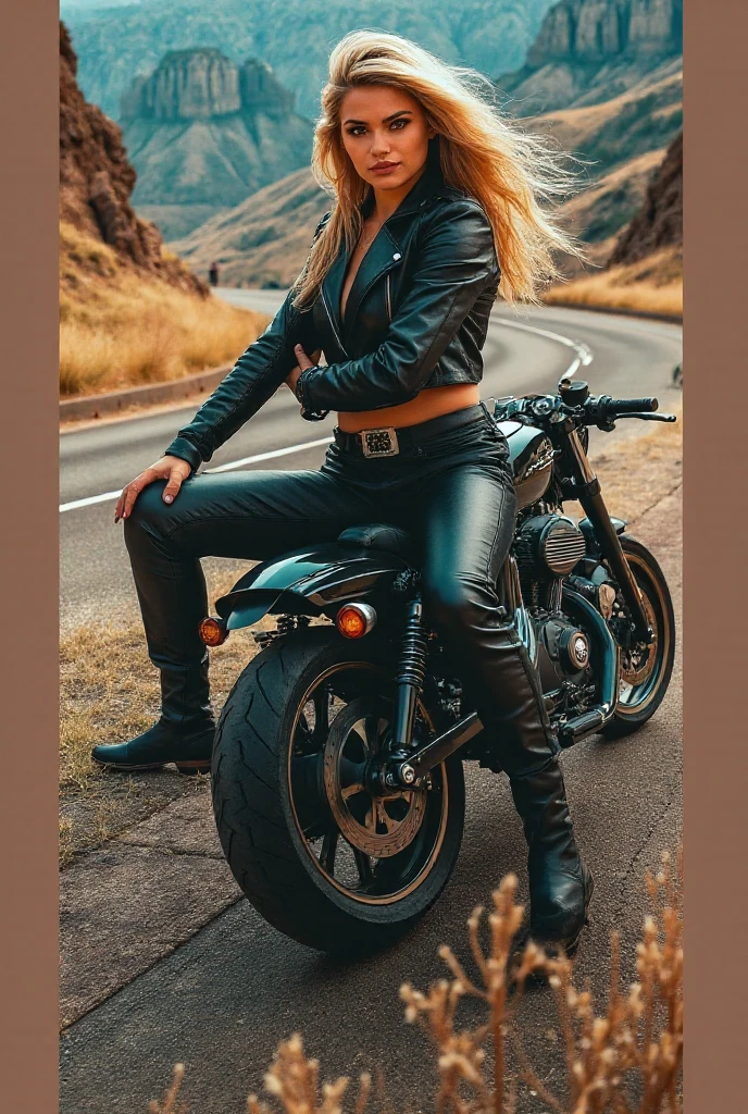 20:22:06 Expires in 13 days(s).
Mujer rubia hermosa y muy atractiva sentada en una Yamaha, la motocicleta brillanta en el fondo. Es de noche. Llueve. The densely shadowed forest stretches behind her. Abre las piernas, imagina - appealing woman sitting on a Yamaha, the shiny motorbike in the background. The dense forest with shadows stretches behind her. Spread your legs, imagine - as the rain pelts down, she dons a rubia chaqueta en cuero, leather pants, shining in the night. Bonde. Botas en cuero. Ropa mojada por la lluvia. Es de noche.