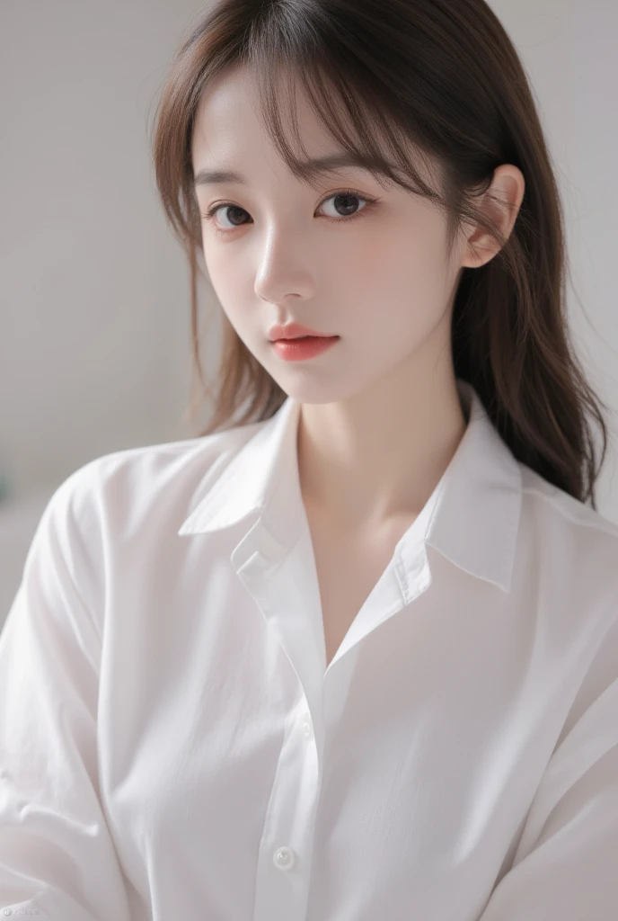 1girl, brown hair, brown eyes, high quality, ultra detailed, masterpiece, realistic