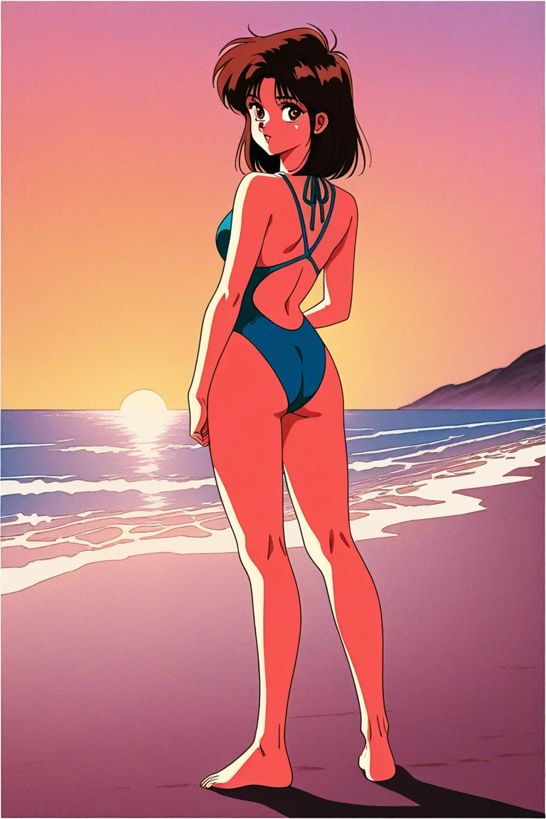 Woman with bikini on the beach