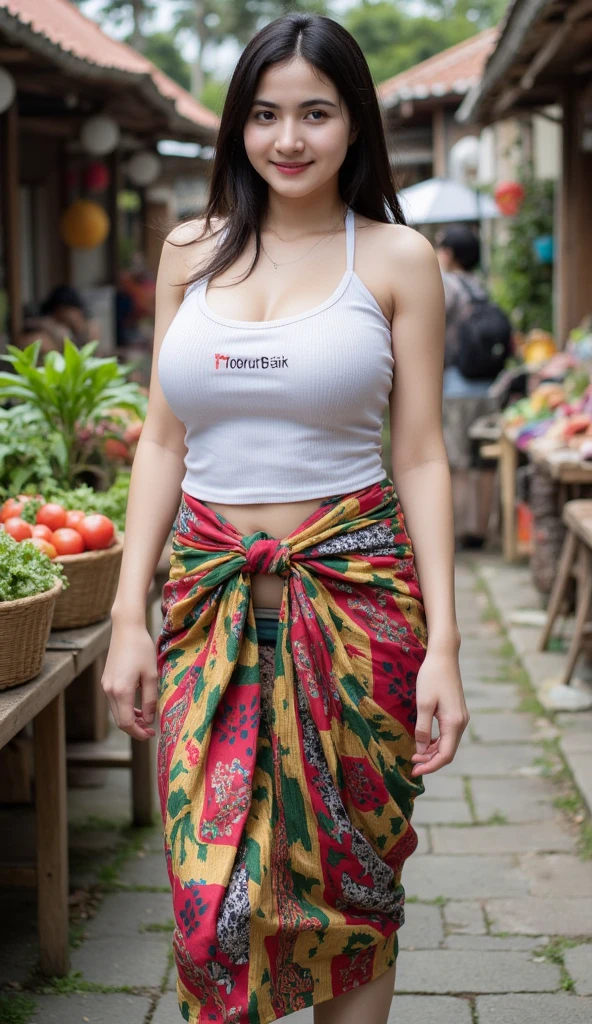 best quality,HDR,UHD,8K,Vivid Colors,solo,front view,(photo_(medium)),(looking at viewer:1.2),(1girl:1.3),(outdoors:1.5),(standing:1.5),bright light,(forest:1.3),(upper body:1.4),Sakura,red dress,