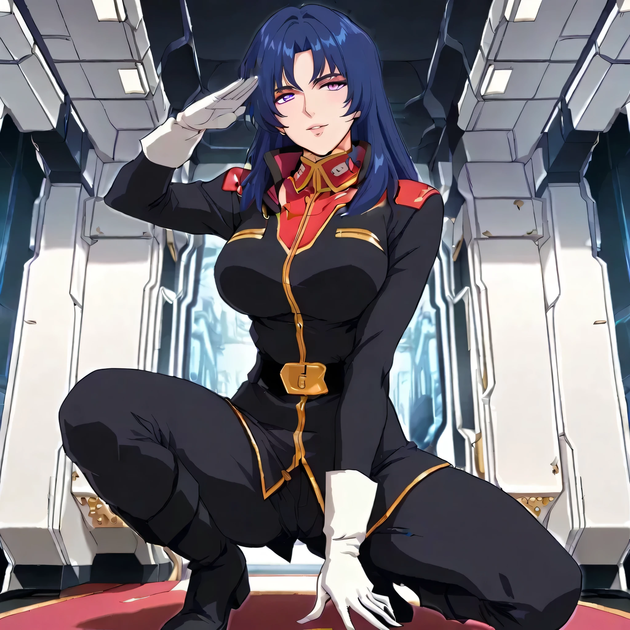 salute, saluting, white glove