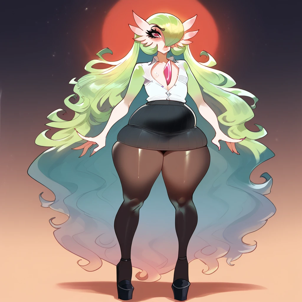 (best quality, masterpiece), 1 girl, yellow diamonds mineral, beautiful full body concept art, simple dark background, looking at viewer, gold long hair, mineral, (straight long legs:1.4), a skirt that covers the thighs, sleek glass thickness, transparent, cinematic lighting, rendering, 4K, --niji 5