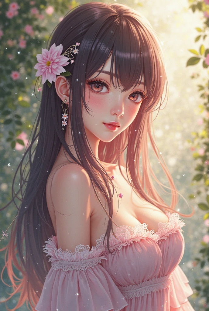 Waifu style anime