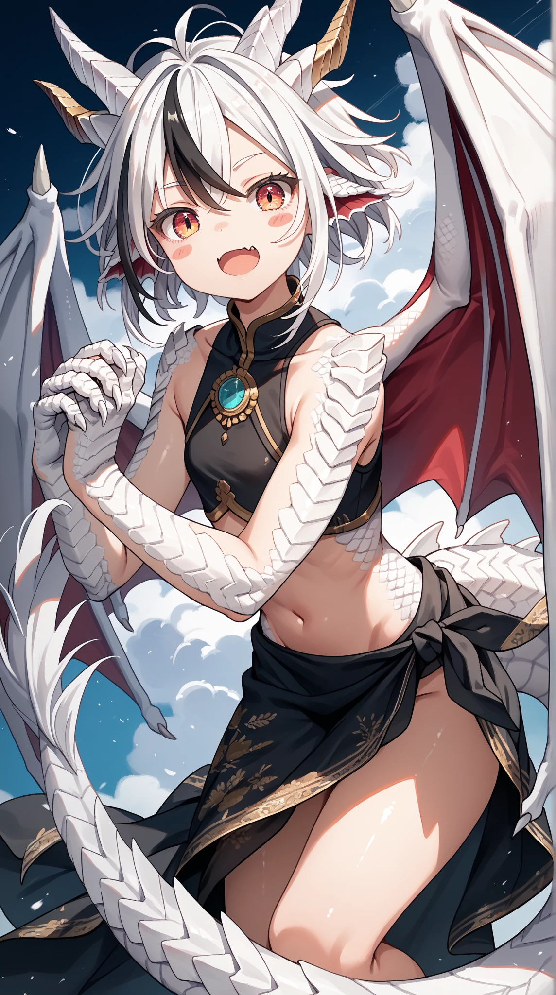 killua ahegao crop top lamia body