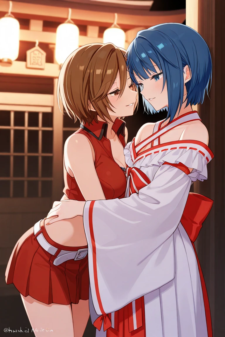 The mature and cold sister whips the rebellious teenager's ass with a leather whip in the bedroom