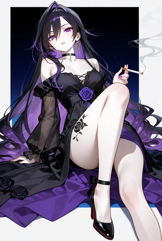 Anime girl with big breasts posing in a room, seductive anime girl, oppai, big breasts!, big breasts!!, covered breasts and sfw, red long hair, yellow eyes, big feather ears.