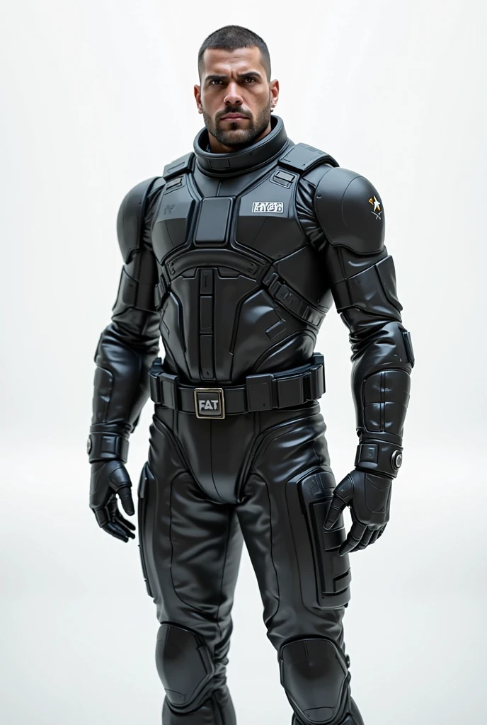 full body male heavy fantasy tech army armor suit, male heavy cyberpunk swat fantasy combat suit