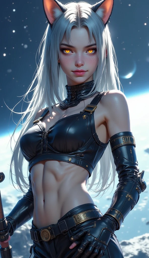 ((tmasterpiece:1.4)、(top-quality:1.4)、(reallistic:1.7))、By Luis Royo（By Luis Royo）Surreal portrait of a beautiful girl、Super beautiful girl、((1girl in:1.4))、Shiny natural skin texture、Authors：By Luis Royo（By Luis Royo）、age19、(Two arms:1.4、Two legs:1.4)、(perfect anatomia:1.4)、(Perfect female body:1.4)、Portrait photo of a girl、Close-up photos、Full body shooting、((masutepiece:1.4), (of the highest quality:1.4), (Realistic:1.7), By Luis Royo, Beautiful Girl, Super beautiful girl, ((1girl in:1. 4), Shiny natural skin texture, Authors: By Luis Royo, 19 years old, (Perfect female body: 1.4), (Perfect female body: 1.) 4), Portrait photo of a girl, Close-up photos, （Full body photo）, Fantasy Art, Soft front light, Beautiful expression, Kawaii face, Beautiful breasts, Large Full Breasted: 1. 2, Beautiful buttocks, Fine eyes, Clear and eye-catching, beautiful and alluring, Beautiful eyes, thin waist, Raw photo, Red lips, ((White hair, Long hair)) , 1 Screen View, ),((Off-the-shoulder hand-knitted sweater))、((Black tight skirt)）、 (sexyposture), (the milky way in the sky),((T-back panties))、((Black garters and garter belts))、(A smile)、((Vaginal orchids)）、((erection)）