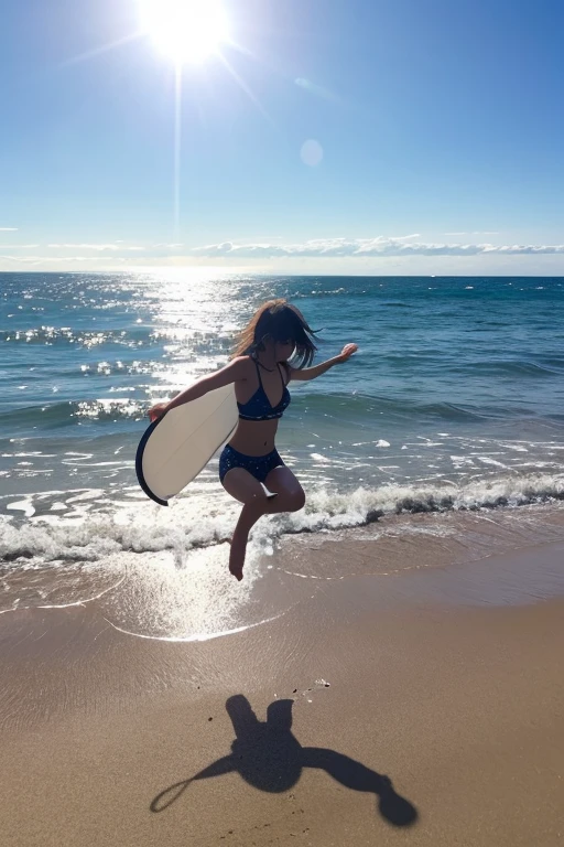 ((ExtremelyDetailed ( KAWAII Girl Floating:1.37) in WHITE at Dusk Enoshima Beach)), (masterpiece 8K TopQuality) (ProfessionalPhoto:1.37), {(Standing Full Body:1.2)|(from below:1.2)}, Different types of hair colors, {(White skinny(School Swimwear))|(SchoolUniform with WhiteSkinny LowRise shorts)}, {Detailed Childish hand|Hidden hand|Armpit|Different types of breasts of various sizes from HUGE to FLAT|(Clearly Visible the shape of Butt)}, Joyful Expressions LifeLike Rendering, PerfectLighting, Dazzling Horizon {Colorful Clouds | Starry IridescentParticles}