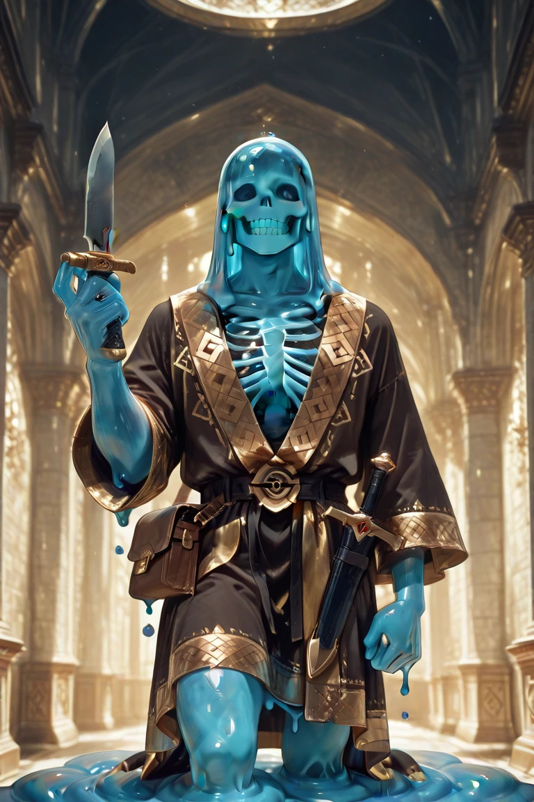 a robot pope and short purple hair with undercut in a beautiful ancient ruins behind in the style of intricate art, success, <lora:sdxl_lightning_8step_lora.safetensors:1.0>, <lora:add detail xl.safetensors:1.5>