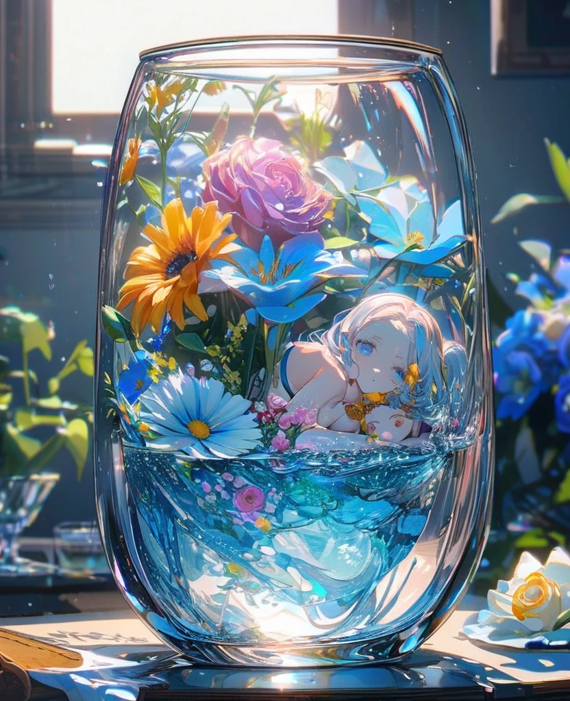 Highest quality, Very detailed, ,((blush)),((((Backwards)))),Stick your butt out、Show me your ass、Chrysanthemums on the back、Look up at the sky、String、On all fours、Japanese Bath、turn around、dizzy、Licking sausages