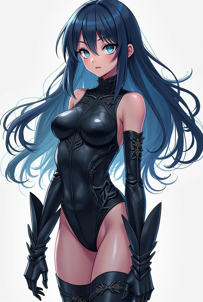 (lady's_whole_body_is_underwater),(standing),(front_view,view_straight),(clear_face,expressionless), break (super_long_black_hair:1.1),shiny_hair, break, super_highleg,black_Leotard,turtleneck, break, Shiny_skin,gleaming_skin, break, Large_breasts,skinny_female, break, bare_shoulders,bare_arms,bare_hand,bare_parm,bare_finger_bare_legs,bare_foot, break, 1lady,solo,dynamic_lighting,dispersion_light,caustics,8K,large_filesize,illustration,beautiful_detailed_face,beautiful_detailed_glow,beautiful_detailed_girl,an_extremely_delicate_and_beautiful,very_high_resolution,finely_detail, 5fingers,five_fingers,