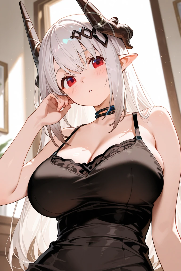 best quality high resolution French white-haired married woman in her late 20s red eyes bride black and white cow print wedding bikini Idol-class cute face beautiful lips Harem No bra Enchanting huge plump naughty look sea wedding style A woman who loves H intense activity at night breast milk