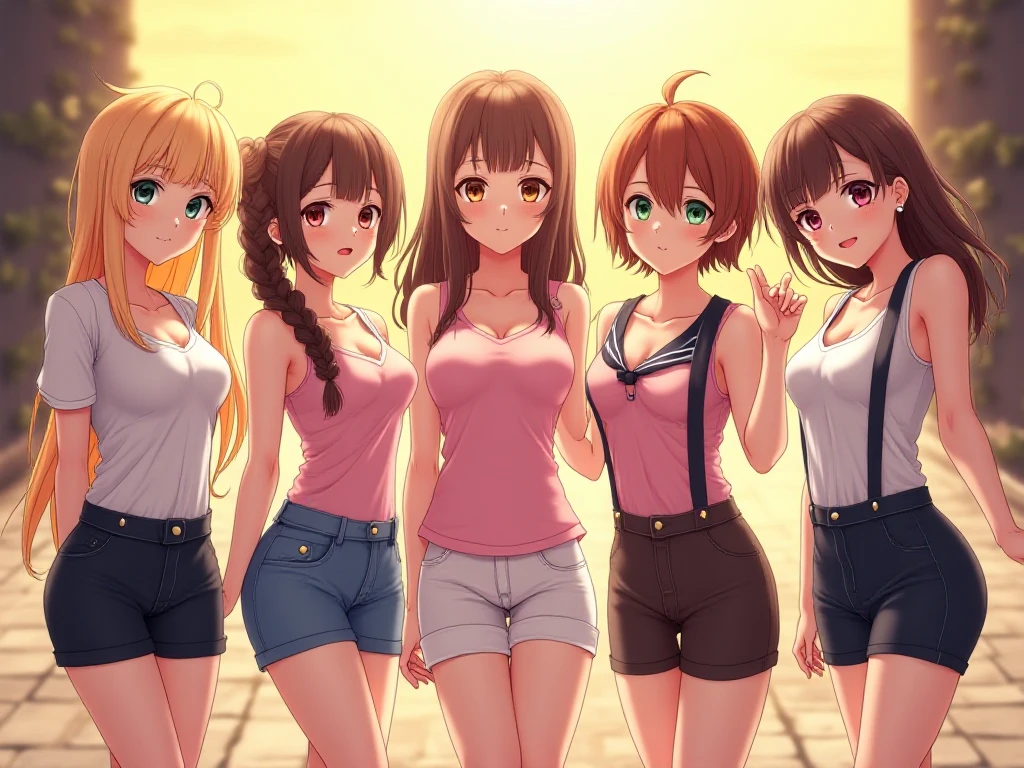 THESE five women in thong bikini