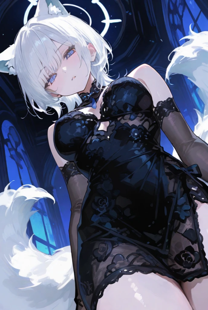 Anime boy in lingerie