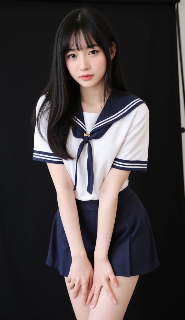 One girl, 20 years old, japanese, cute face, pretty face, beautiful woman,  natural live-action, Sailor Moon