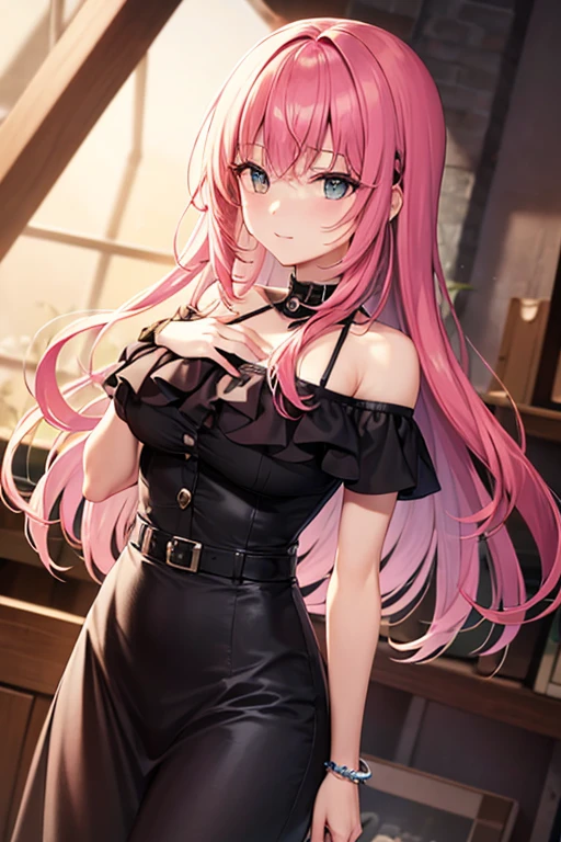 1girl, gyaru, , choker, miniskirt, fishnet stockings, cleavage, c-cup breasts, blonde pink and purple hair highlights, voluptious, eye shadow, dark eyeliner, thick thighs, hot as fuck, best quality,