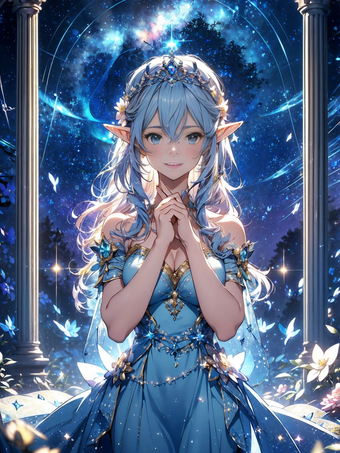 最high quality、1 woman elf、Figure skating、Dancing beautiful pose、whole body、Beautiful shoes、　Super beauty、)((low angle)'、Beautiful eyes、tears、universe、Grand Palace、Beautiful decoration、brassiere、dress、Ice-decorated armor、Ice Sword、Ice tiara、Swirling Ice、Crystal of snow、Ice Palace、Large ice skating rink、最high quality , fractal art.、Glowing ice、Fighting pose、、　Bikini Armor、Beautiful breasts、Large Breasts　((Laugh beautifully、))((Glowing ice　))SMqueen、Beautiful face、orgasm、Ecstasy、whole bodyBeautiful decorationの下着、World of Illusions、Ice crystals、Crystal of snow、Bigger on the front、 Beautiful shine,High-definition depiction, Realistic, 8k, Unity, Beautiful thighs,,Giant Devil's Wings、虹Farbeに輝く翼、detailed groin、 low angle、light smile, Beautifully and vividly drawn, , beautiful beautiful透き通る肌、輝くBeautiful decorationの魔法、、、Beautiful decoration、 , beautiful、 Romanticism,mosquito。 The most beautiful form of chaos, Mr..々Farbe, Intertwined flowers, particle,Magical gentle light,smile,,image quality、masterpiece、Beautiful face、Super beautiful elf woman((Big breasted 22 year old office lady、Bust 120,Beautiful long ironed hair、Beautiful brown hair、height: 165cm。、Esbian、、high quality、、Visual Arts、最high quality、1 woman elf NP: Worst quality ,beautiful fractal art　、frozen、、light、Beautiful radiance,High-definition depiction, Realistic, 8k, Unity, , light smile, Beautifully and vividly drawn, , Beautiful, beautiful, clear skin、 Countless rays of light pouring down, Swirling Light, big background, , Intense light is emitted from the magic circle in front of the girl. Romanticism,Cowboy Shot:  最high quality　Artwork、uhd