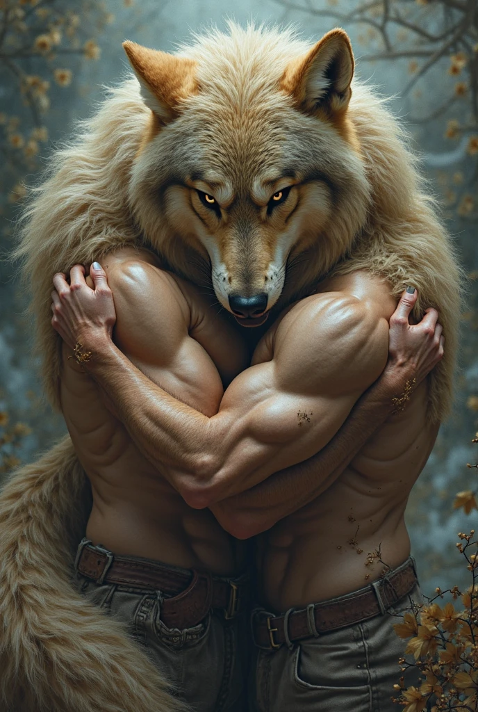 top-quality, 4K, anatomical correct, create a werewolf, following the anatomy of man+wolves, Relist, anatomy as it should be