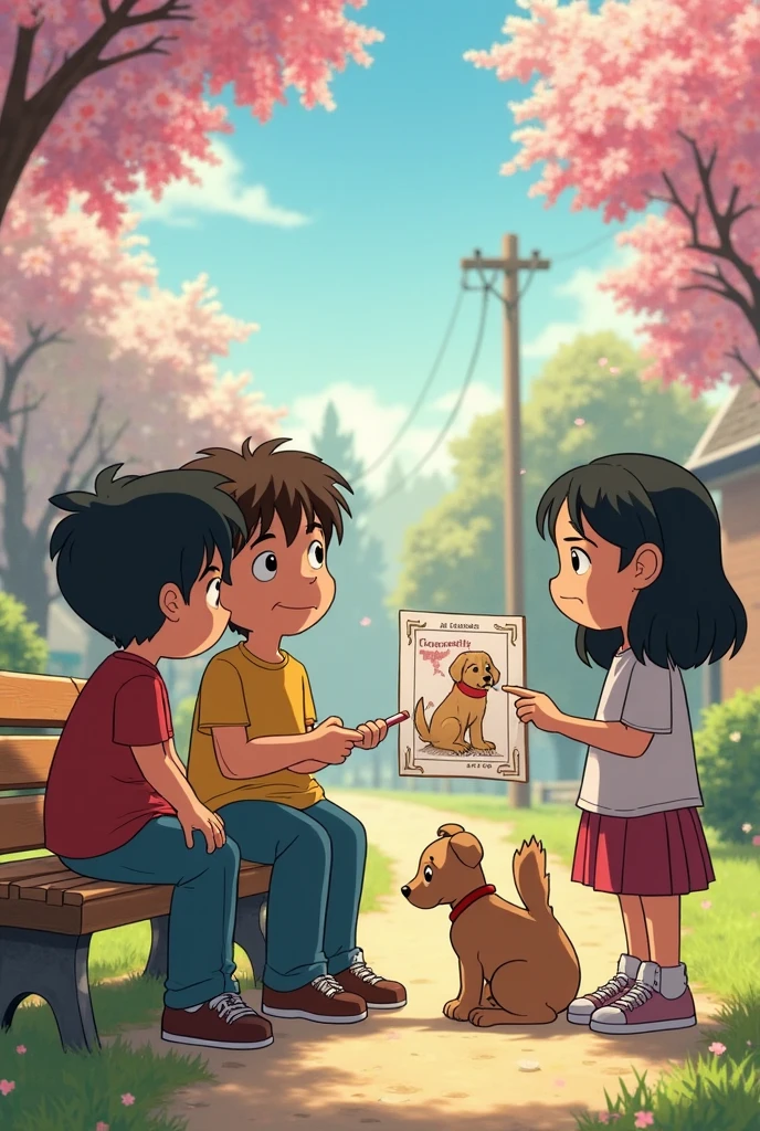 Lila looked at Max and Ollie golden hair dog , who nodded nervously. Together, they read the words aloud, and suddenly, the room filled with a warm, golden light.