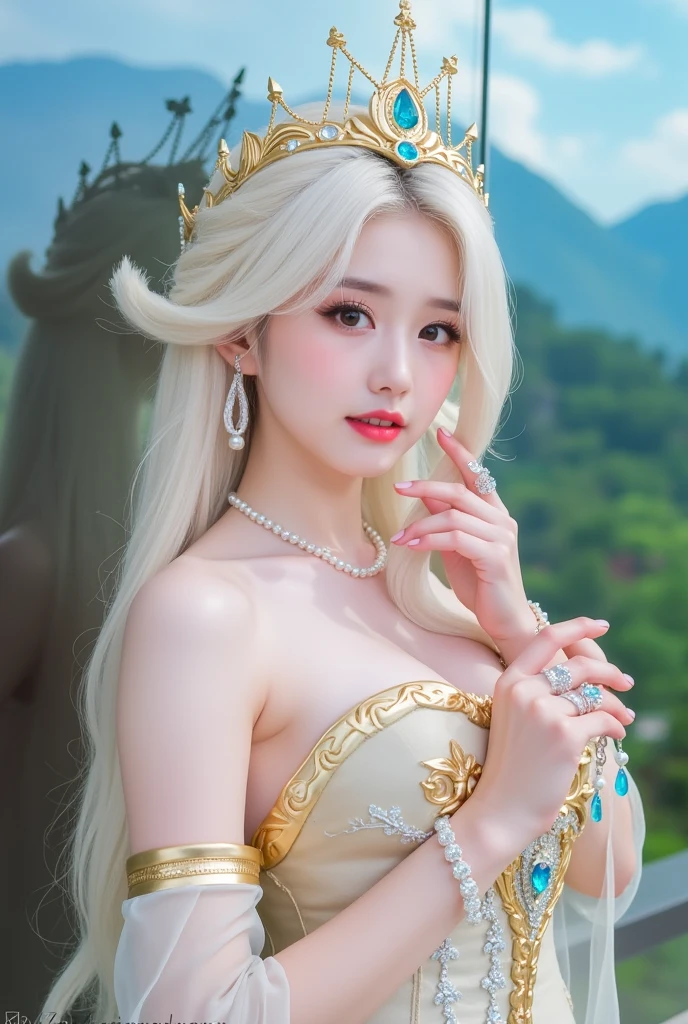 Sexy goddess,best qualityer,Snow-whiteskin,8K high quality,Sexy goddess,A pair of big eyes are beautiful and moving,White skin,putting makeup on,Red long-haired,Volt perspective,Lower body mermaid tail,curlies,Sexy outfit,Volt view,Look up,gold;jewely,Flying in outer space,Behind,Ocean Earth,Space-time gate,milky ways,the ocean,swell sea,Greatwave,Beautiful sunset sun,lighthouse,Lower body mermaid tail,Lying on the shoreline,Very artistic photos。