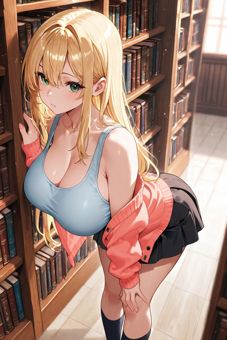 Ultra HD、Ultra high definition、Noise Reduction、perfection、Image quality adjustment、Balance Changes、Optimal Lighting、 corrections、Detail Correction、girl、((Mons pubis、School、classroom、Chair、machine、Swimsuit、High leg、pierced、mesh、Metallic Color、Damaged Swimsuit、Blonde、プレゼントとしてのpanties、特別なpantiesを手に持つ))、Camel Toe、Giant tit、Nipple Puffs、Cleavage、Plump、Super big breasts、Super big butt、Bubble butt、((Torn swimsuit、Damaged Swimsuit、pierced、Extreme sadism:1.2))、Earrings、Earrings、necklace、Thick lips、Heterochromia、Bracelet、Caster wheel、first round、Hair Charm、Lip gloss、Long False Eyelashes、Ahoge、((Alluring face、smug face:1.2))、((Super big breasts、Saggy breasts:1.5))、サテンのピンク色のpanties、Number one、really like、(((Constraints、secret、Forbidden Relationship)))、panties、、((Drill Hair:1.5))