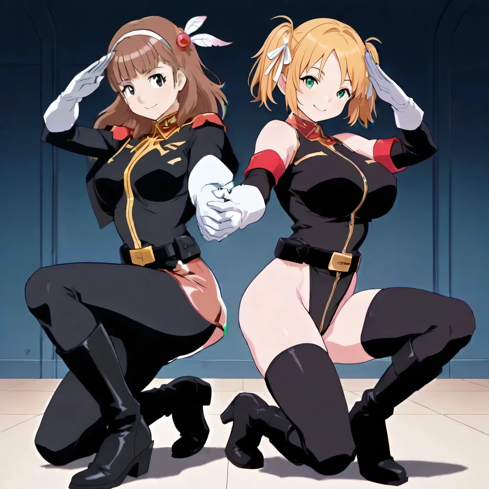salute, saluting, white glove