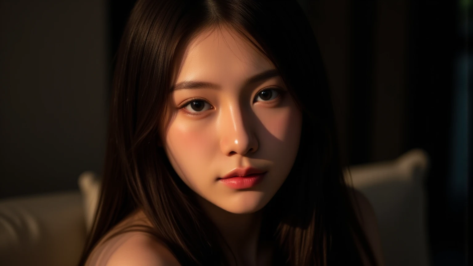 (front focus),(in the dark:1.6), Hyperrealist portrait of female by david hockney and alphonse mucha,fantasy art, photo realistic, dynamic lighting, artstation, poster, volumetric lighting, very detailed faces, 4 k, award winning,, 1girl, in the dark, deep shadow, low key,cowboy shot,(official clothing:1.4) ,long hair,white hair,