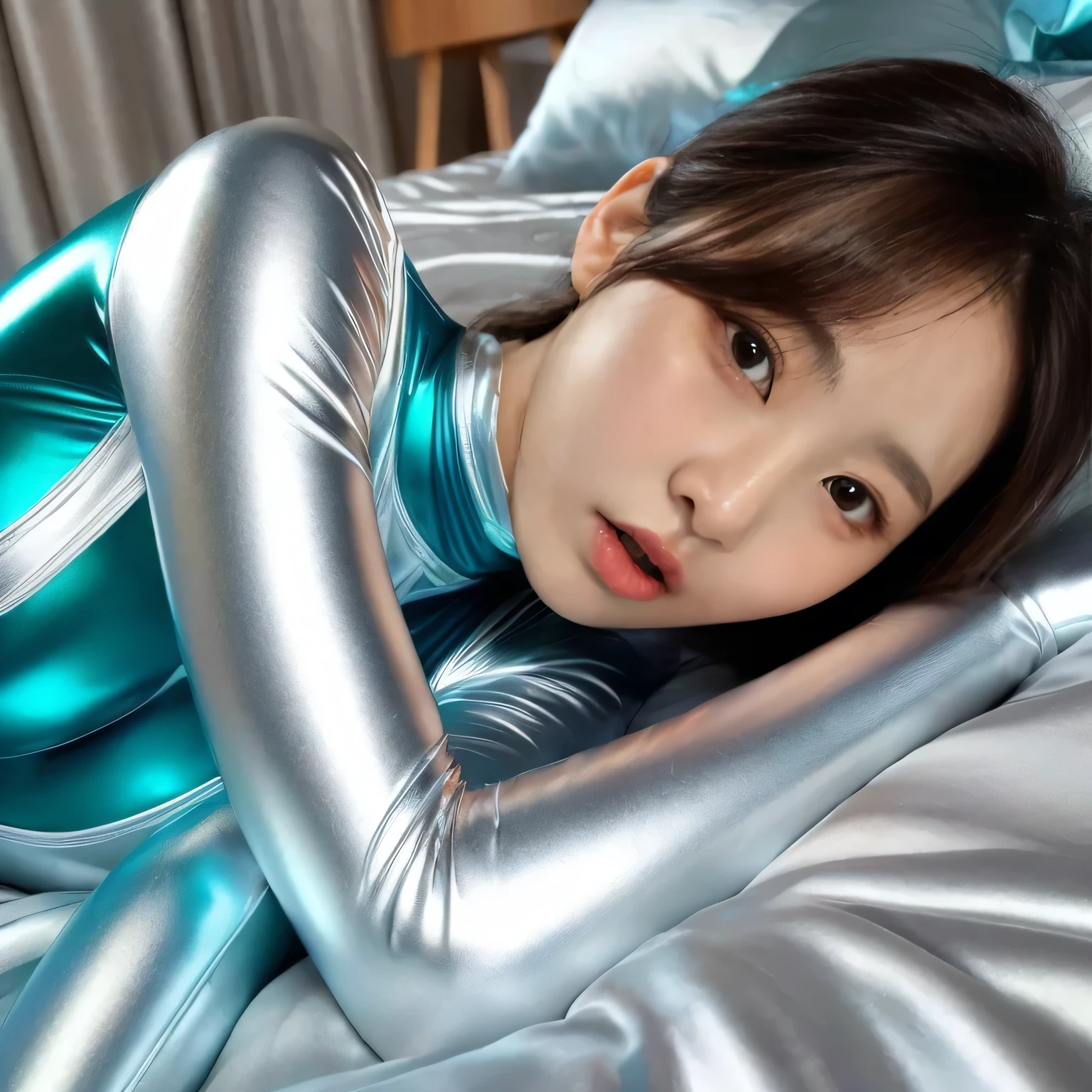 Korean actress with a horny face、beautiful、unparalleled beauty、(highest quality, 8K, 32K, masterpiece, UHD: 1.3), (Photos of attractive women in Japan), (erotic face: 1.4), (realism: 1.4), (highest quality: 1.0), (super resolution: 1.0)Pato
